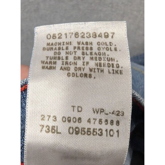 Levis 550 Jeans Womens Size 16 Blue Relaxed Boot Cut High Rise Comfort Stretch - Picture 14 of 14